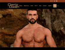 Tablet Screenshot of darioowen.com